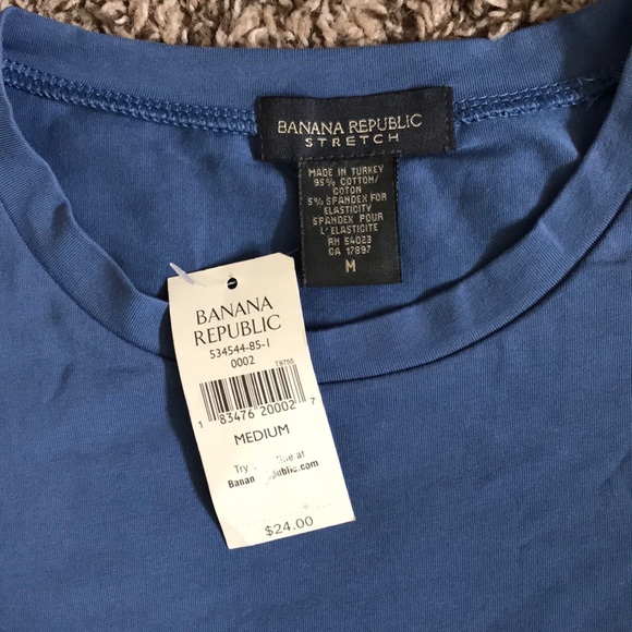 NWT Vintage Banana Republic Stretch Baby Tee - Picture 4 of 5
